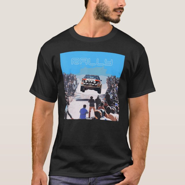 Car Street DriftING Race group b era 4wd art portr T-Shirt (Front)