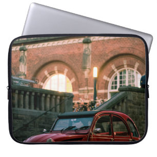 Car street old vintage style road laptop sleeve