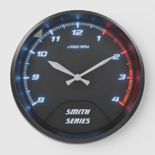 Car Tachometer Clock for Auto Mechanic Garage