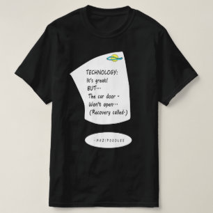 Car Technology - Black Lettering  T-Shirt