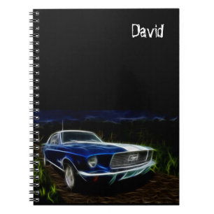 Car Themed Personalised Spiral Notebook
