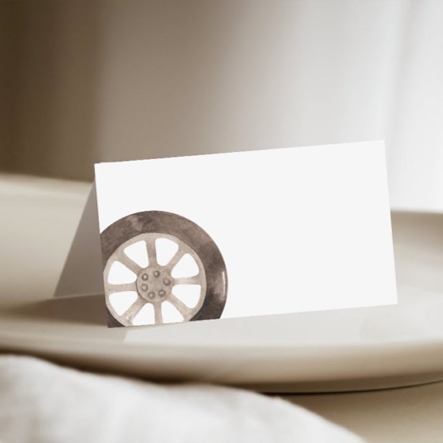 Car Tire Fill in Buffet Place Card (Creator Uploaded)