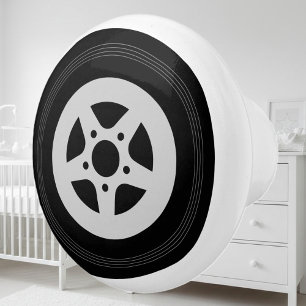 Car tire wheel rim ceramic door and drawer knobs