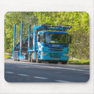 Car Transporter Mouse Mat