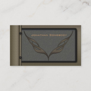 Car Trim Design Brown Business Card Template 10