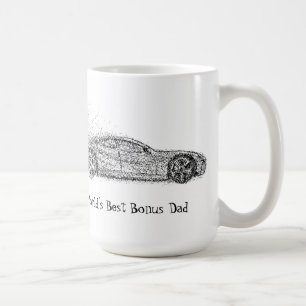 Car Vehicle  World's Best Bonus Dad Quote Coffee Mug