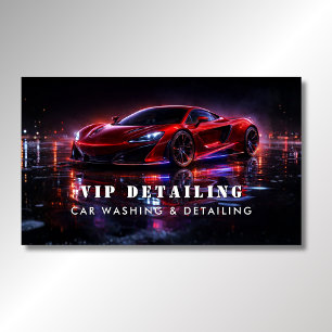 Car Wash & Auto Detailing Business Card