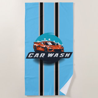 car wash beach towel