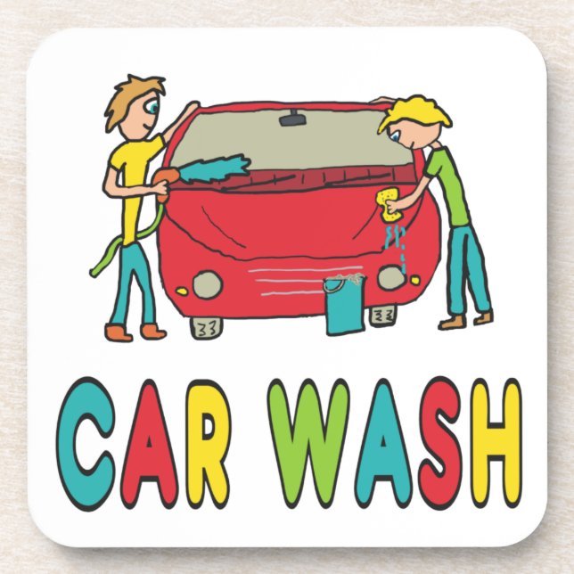 Car Wash Coaster (Front)