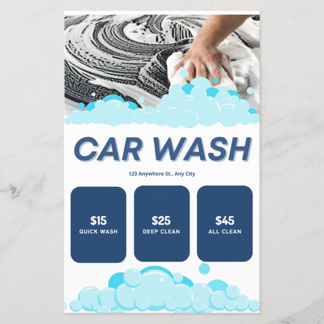 Car Wash Flyer (Front)