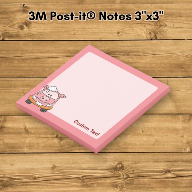 Car Wash Pig Post-it Notes (Creator Uploaded)