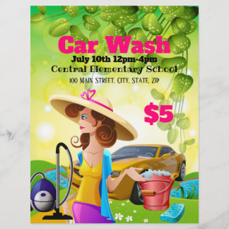 Car Wash Promotional Flyer