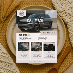 Car Wash Rental Business Flyer