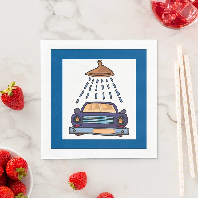 Car Wash Sign Napkin (Creator Uploaded)