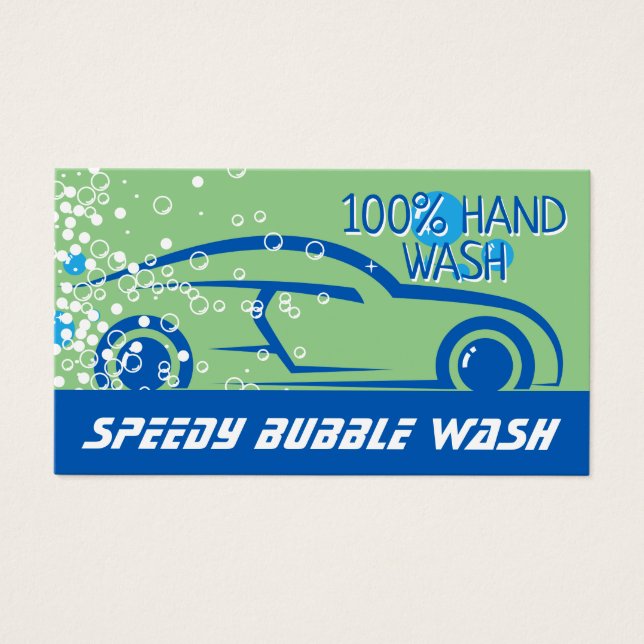 Car Wash | Soap Bubbles | Automobile Graphic (Front)