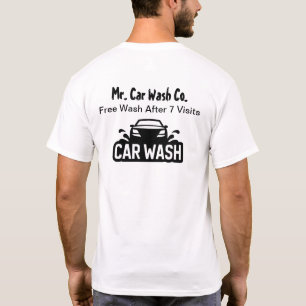 Car Wash Staff Business Logo Work Shirts