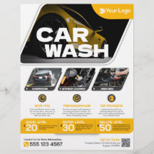 Car wash - (Template) Flyer