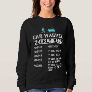 Car Washing Automotive Mechanic Hand Cleaner Auto  Sweatshirt