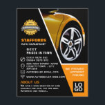 Car Wheel, Auto Dealership Advertising Flyer<br><div class="desc">Car Wheel,  Auto Dealership Advertising Flyers By The Business Card Store.</div>