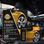 Car Wheel, Auto Mechanic & Repairs Advertising Flyer<br><div class="desc">Car Wheel,  Auto Mechanic & Repairs Advertising Flyers By The Business Card Store.</div>