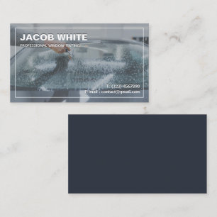 Car Window Tint Business Card