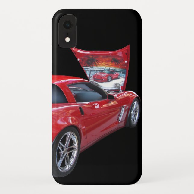 Car with Airbrush Case-Mate iPhone Case (Back)