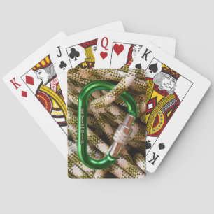 Carabiner and Climbing Rope Playing Cards