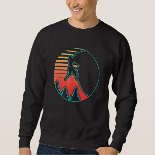 Carabiner Felskletterer Klettern Bouldern Wanderer Sweatshirt