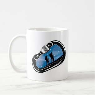 Carabiner Hiking Climbing Bouldering Outdoors Coffee Mug