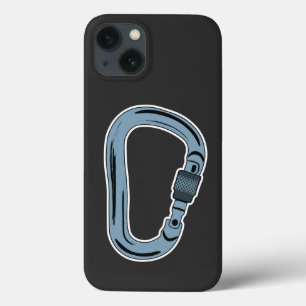 Carabiner Mountain Climbing Bouldering Outdoors iPhone 13 Case