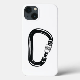 Carabiner Mountain Climbing Bouldering Outdoors iPhone 13 Case
