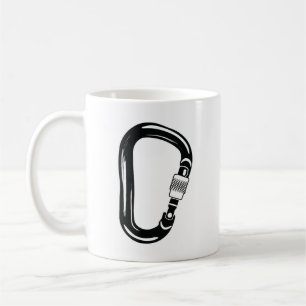 Carabiner Mountain Climbing Bouldering Outdoors Coffee Mug