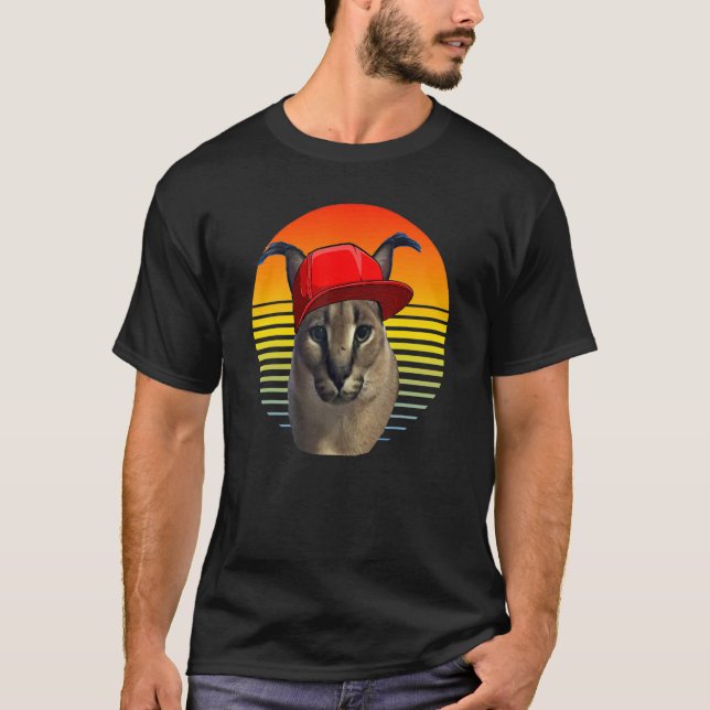 caracal meme cat T-Shirt (Front)