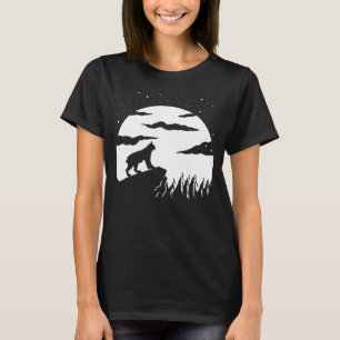 Caracal Wild Moon Galaxy Night Caracal Cat Lynx Wi T-Shirt
