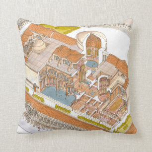 Caracalla baths Rome Cushion