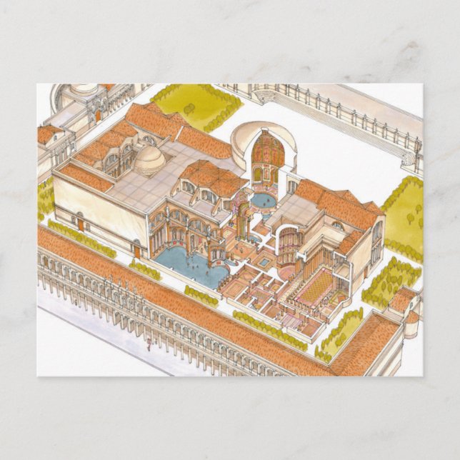 Caracalla baths Rome Postcard (Front)