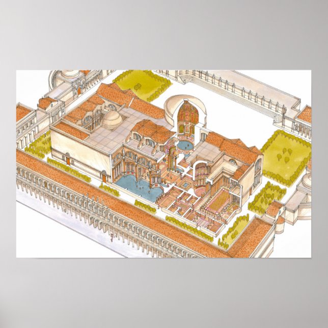 Caracalla baths Rome Poster (Front)