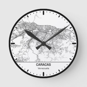 Caracas Clock City Line Art