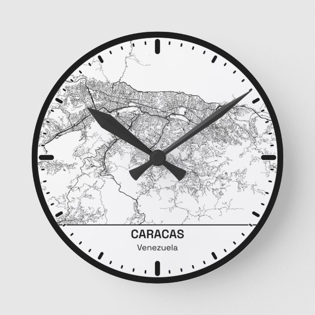 Caracas Clock City Line Art (Front)