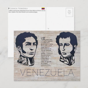 Caracas, Venezuela Travel Postcard