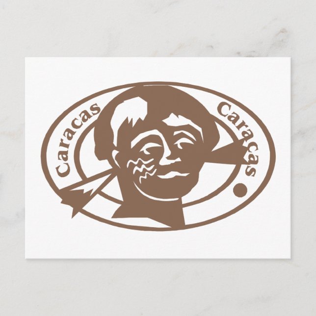 Caracus Stamp Postcard (Front)