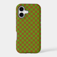 Caramel apple chequered board pattern