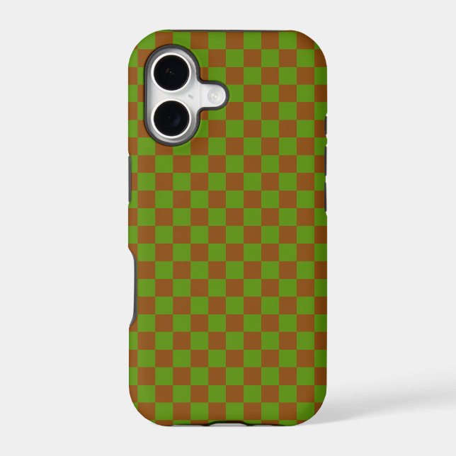 Caramel apple chequered board pattern (Back)