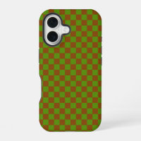Caramel apple chequered board pattern