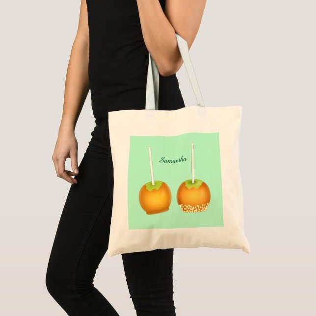 Caramel Apples Tote Bag (Front (Product))