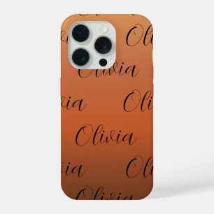 Caramel brown Gradient iPhone 15 Pro Case