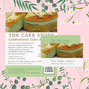 Caramel Cake, Cakery, Cake Store Advertising Flyer