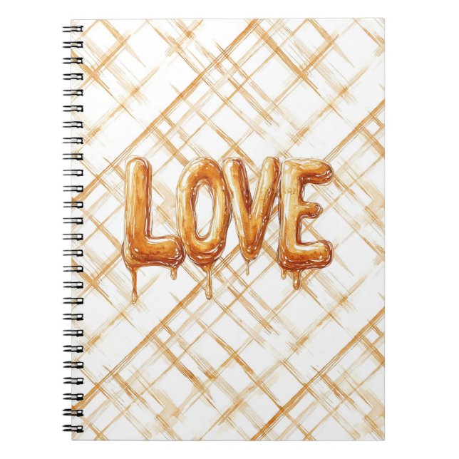Caramel Candy Love Notebook (Front)