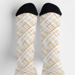 Caramel Candy Stripes Socks
