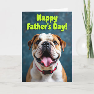Caramel Canine Fathers Day Card